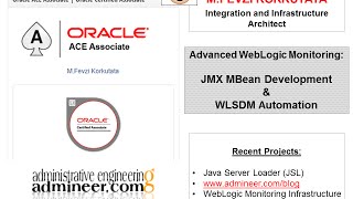 Advanced WebLogic Monitoring: Custom WebLogic JMX Development and DevOps Automation