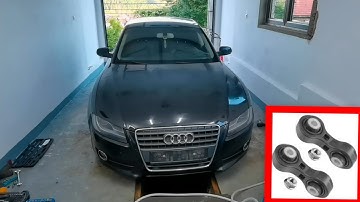 HOW TO REPLACE REAR SWAYBAR LINKS ON AUDI A5!