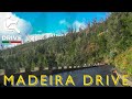 Madeira, Portugal - 4K Virtual Drive - From Funchal to Pico do Arieiro. Sun, Rain, and Snow NOV 2020