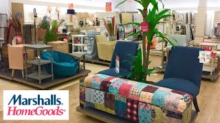 MARSHALLS HOMEGOODS FURNITURE CONSOLES SOFAS CHAIRS OTTOMANS SHOP WITH ME SHOPPING STORE WALKTHROUGH