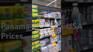 Comparison of grocery shopping price USA C vs Panama ? #passportbros #travel #panamacity