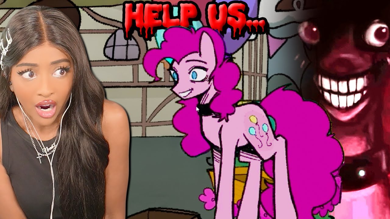 Что-то не так с Пинки Пай... [2 милые, но страшные игры]