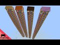 MİNECRAFT 35 FARKLI TNT KULESİ EVİ PATLATMAK