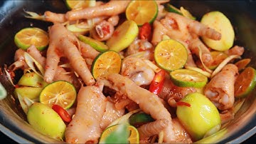 CHÂN GÀ SỐT THÁI Bí quyết nằm ở phần nước sốt