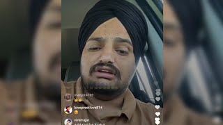 Sidhu Moose Wala Reply to Babbu Maan Live on Instagram