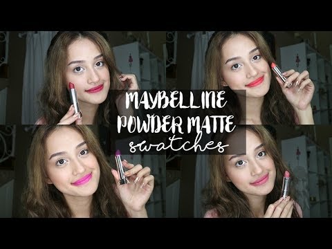 maybelline-powder-matte-lipstick-full-shade-swatch-|-nadya-aqilla