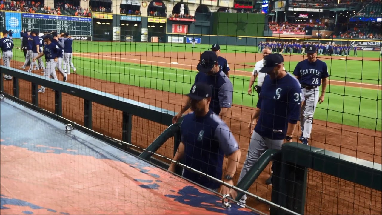 Houston Astros vs Seattle Mariners Sept 2018 National Anthem YouTube