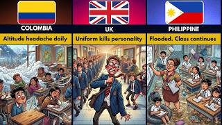 Why Students HATE School In Every Country 😭