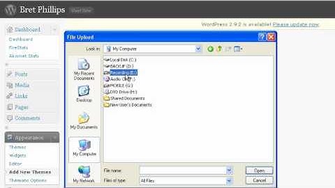 How To Install WordPress Themes in wp-admin