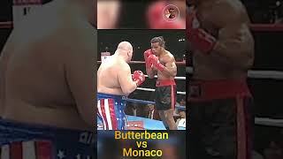 Eric Esch (Butterbean) vs Louis Monaco #shorts #boxinglegends #butterbean #monaco