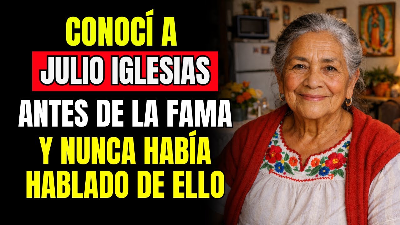 Esta mujer revela como era Julio Iglesias antes de la fama