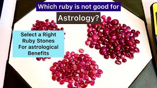 Which Ruby Stone Is Best for Astrology | Treated vs. Untreated Ruby (Manik)