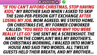 If You Can't Afford Christmas, Stop Having Kids, My Brother Said When I Asked To Skip The $200-Per