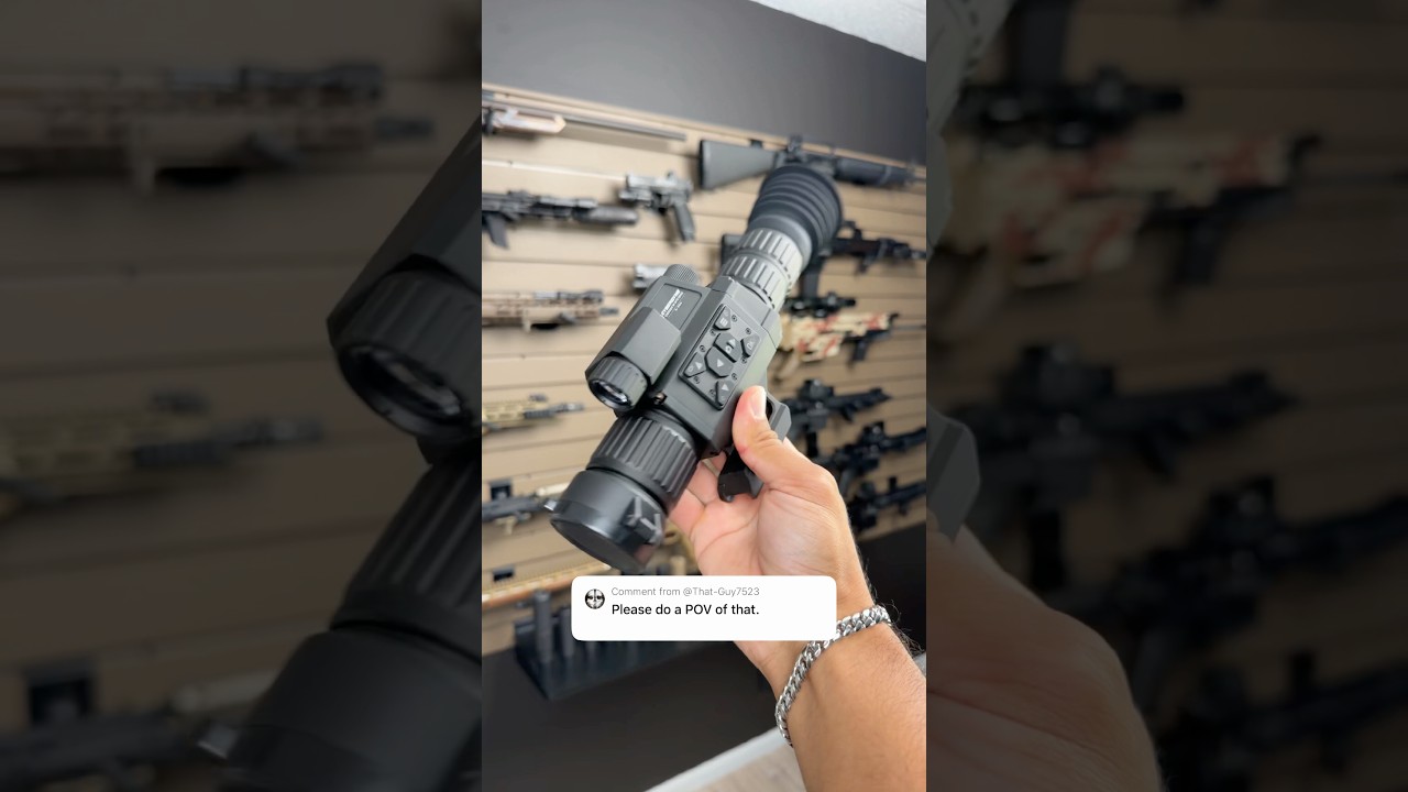 Точка зрения ночного видения винтовки