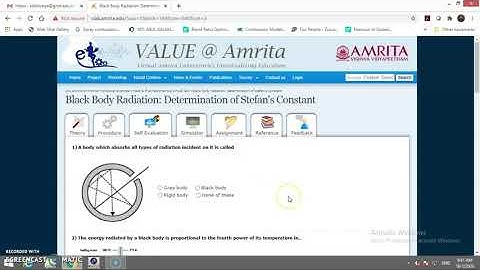 Determination of Stefan