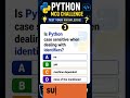 Python Interview Questions Series Ques - 3. #shorts #ytshorts