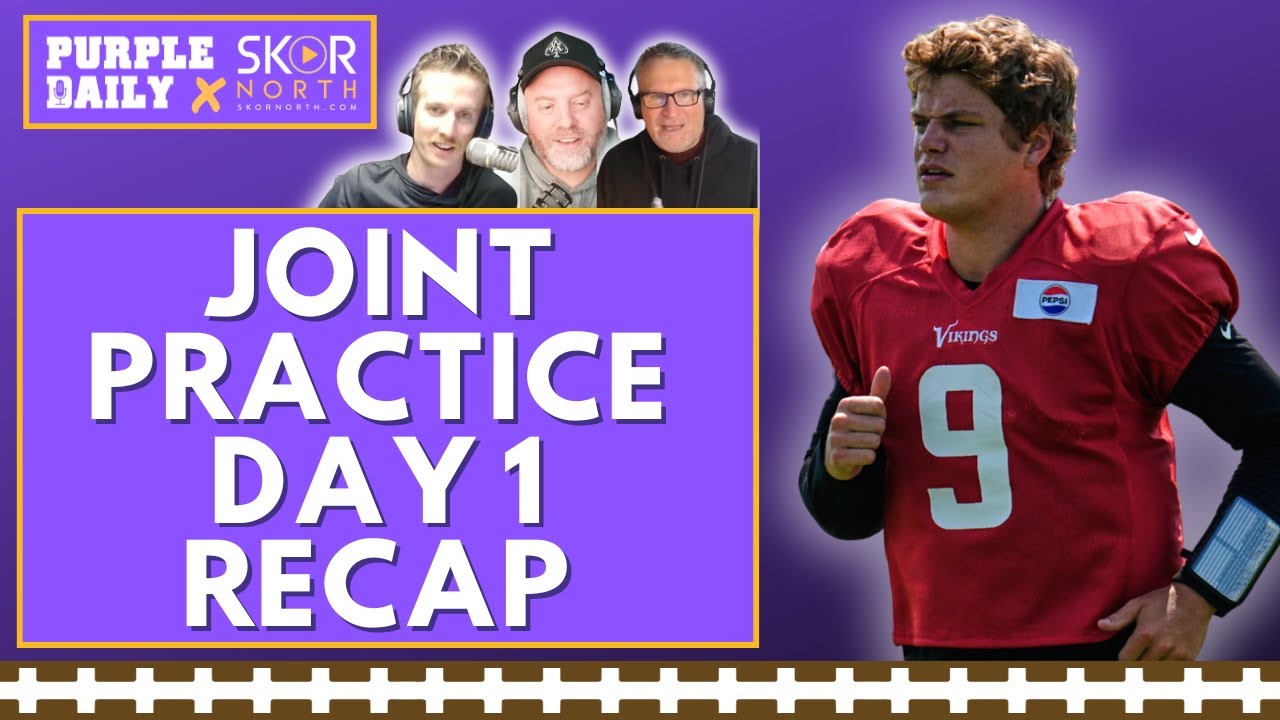 How did JJ McCarthy look at JOINT PRACTICE between Minnesota Vikings – New England Patriots?