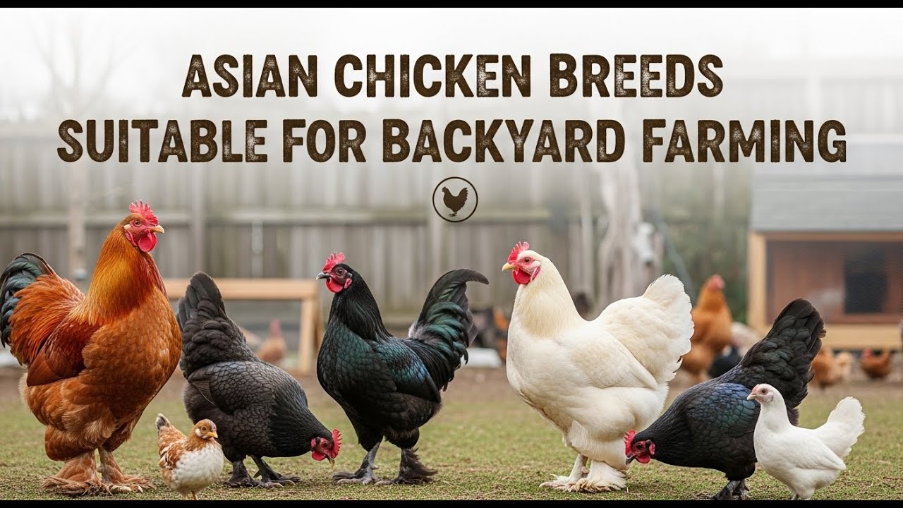 Asian Chicken Breeds Suitable for Backyard Farm