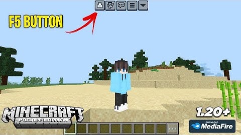 F5 BUTTON For Minecraft Pe 1.20+ | Change Camera Angle in one click