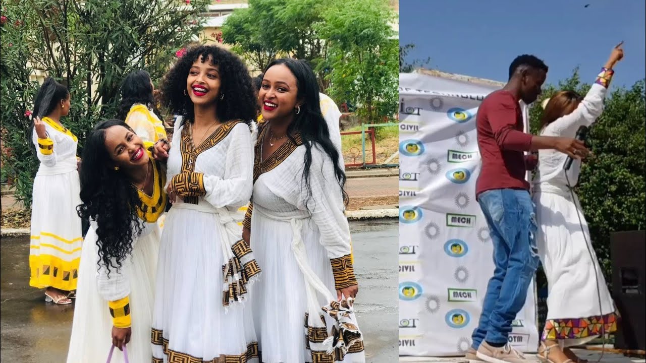 የጎንደር ዩንቨርስቲ አስገራሚ 100 Day አከባበር || Gondar University (2014) Part 1