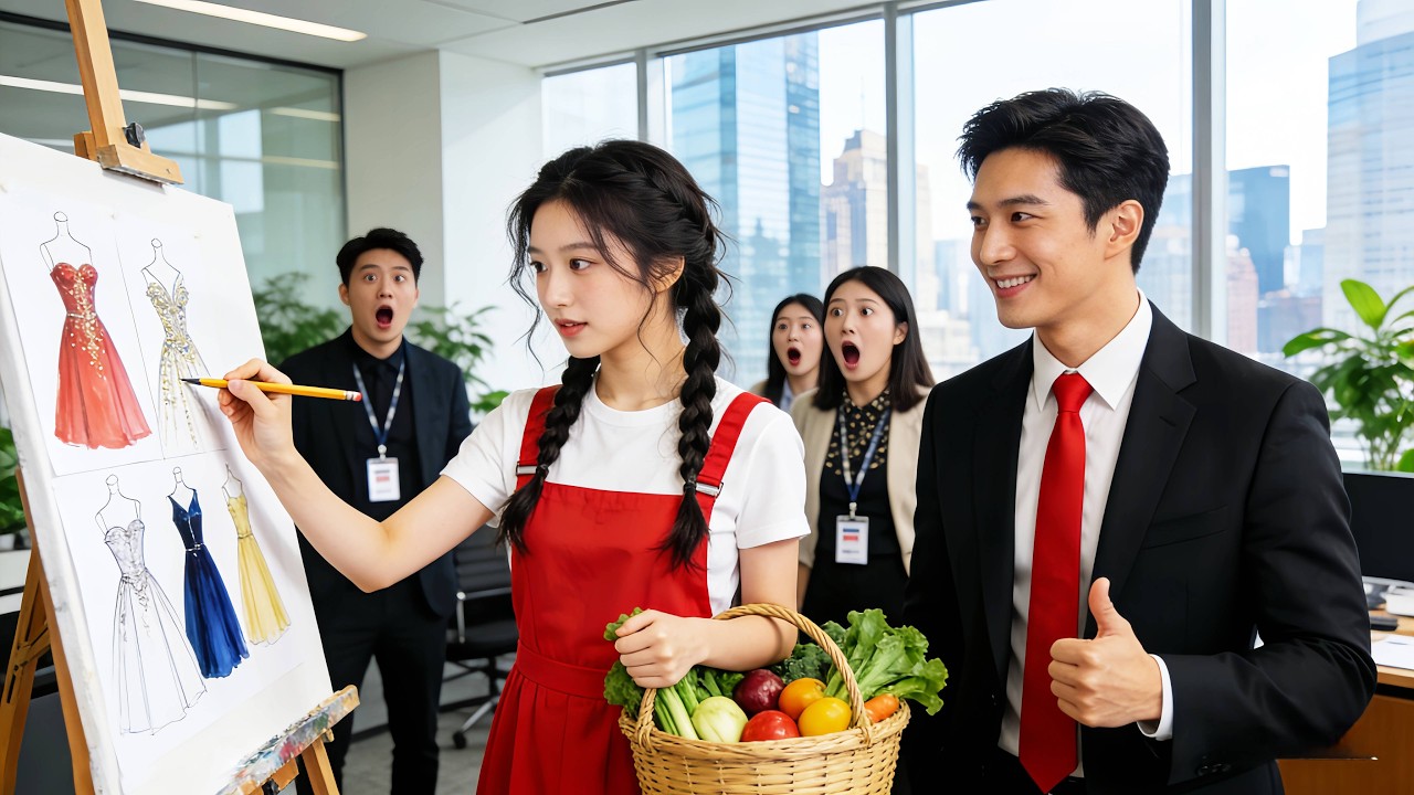 💕لم يستطع أحد حل تحدي CEO القاسي، حتى دخلت فتاة ريفية وحلته خلال 3 ثوانٍ! فوقع في حبها!