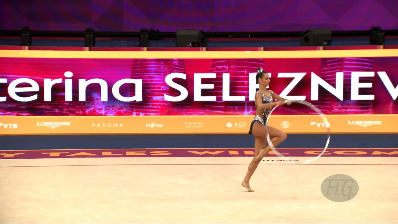 SELEZNEVA Ekaterina (RUS) - 2019 Rhythmic Worlds, Baku (AZE) - Qualifications Hoop