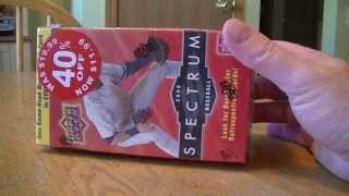 Friday Retail Box Break 8/2/13 2008 Upper Deck Spectrum Baseball Retail Blaster Box