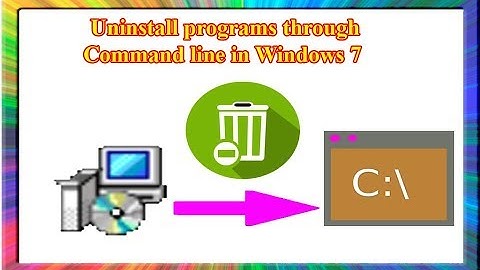 how to uninstall programs through command line in windows 7