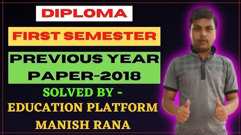 APPLIED MATHEMATICS-1 SOVLED QUESTION PAPER | FIRST SEMESTER | DIPLOMA ENGINEERING | 2018 | SBTE |..