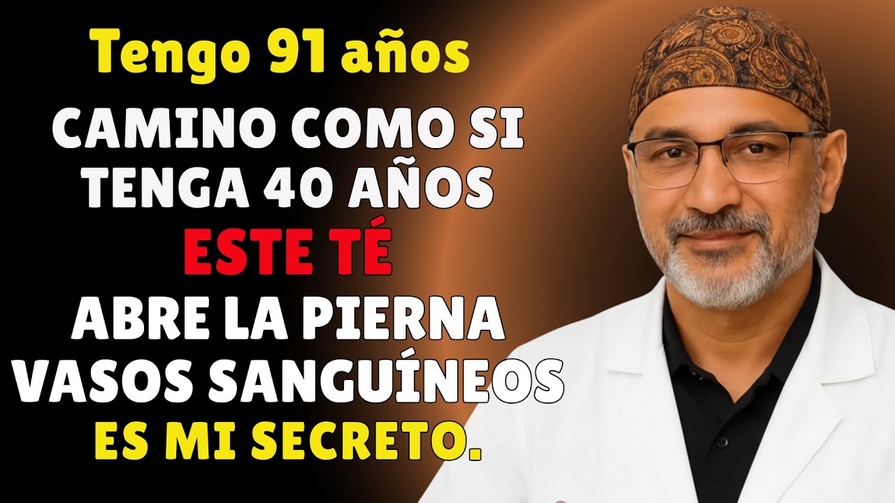 ¿+60? Bebe 3 tés para recuperar músculo y caminar fuerte como a los 40