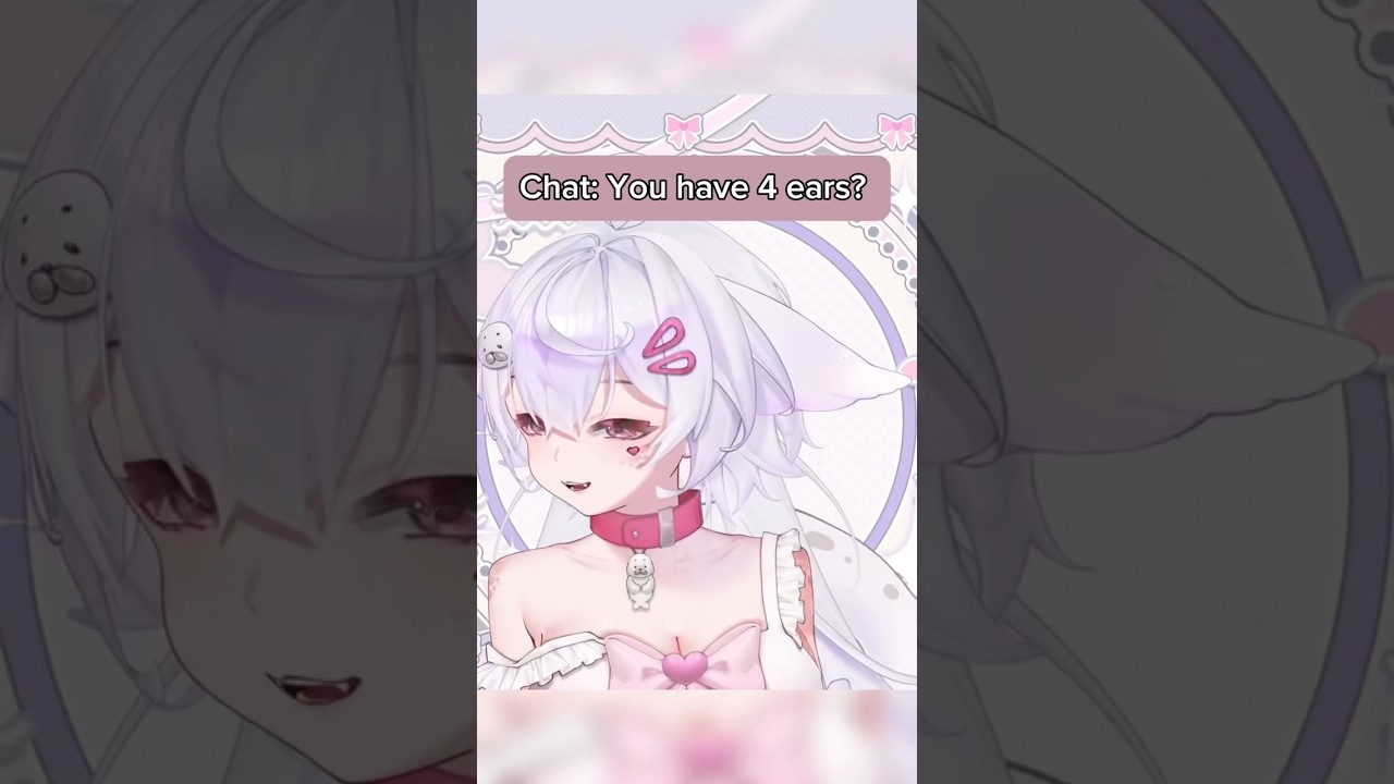 У неё 4 уха???!! #vtuber #envtuber #vtuberclips