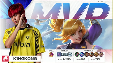 KINGKONG FANNY DEF | FALCONS VS ONIC PH GAME 1 | MPL-PH S15 W2 D1