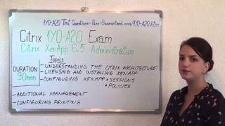 1Y0-A20 – Citrix Exam XenApp 6.5 Test Administration Questions