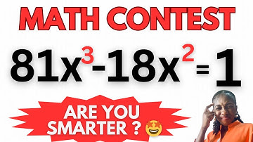 Germany | How to solve a Tricky Math Olympiad algebra problem #algebra