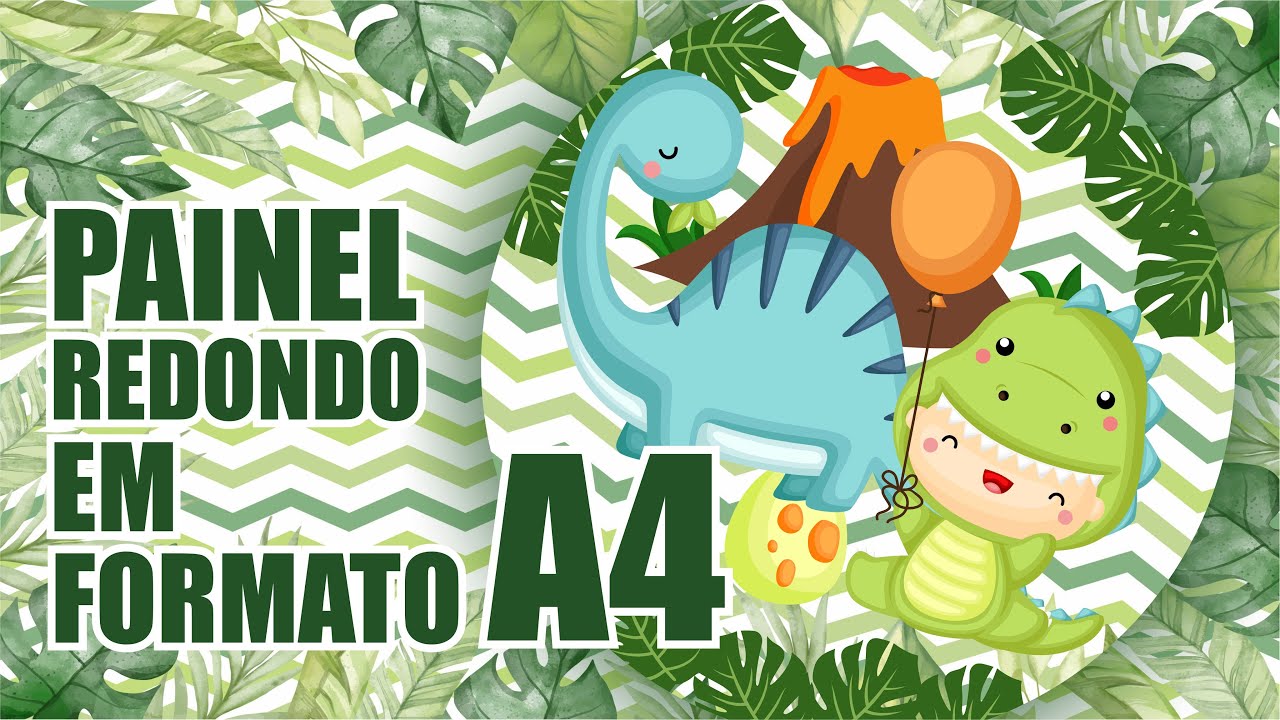 Imprimir PAINEL REDONDO de 80cm em folhas A4 - Corel Draw - YouTube