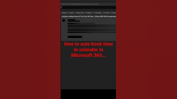 How to use new auto booking feature in Microsoft 365 #autobook #calendar #booktime #shorts