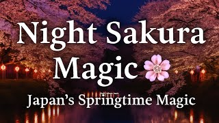 Night Sakura – Japan’s Springtime Magic in Bloom 段落テキスト