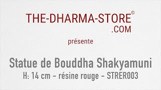 Vidéo: Statue de Bouddha Shakyamuni (H. 14 cm - résine) Art du Népal