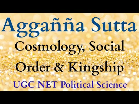 Agga±±a Sutta: Cosmology, Social Order & Kingship | UGC NET YouTube thumbnail