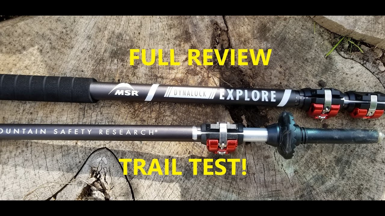 MSR Dynalock Explore Backcountry Poles. Trekking pole trail test