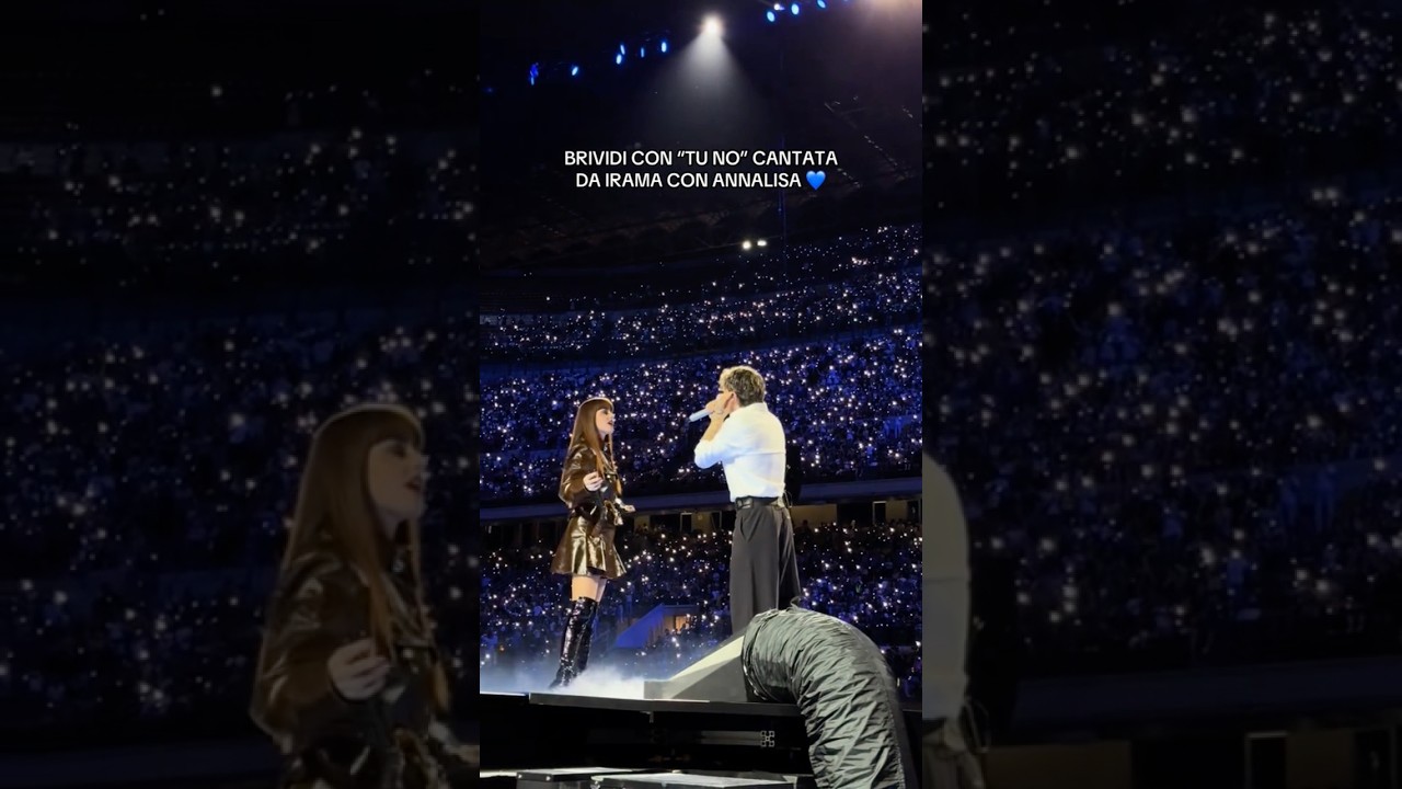 Mira San Siro illuminata da mille luci mentre Irama e Annalisa cantano “Tu No”💙#irama #annalisa #sansiro en YouTube Mira San Siro illuminata da mille luci mentre Irama e Annalisa cantano “Tu No”💙#irama #annalisa #sansiro en YouTube