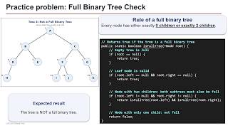 BT Code part6: Identifying a Full Binary Tree: Code Explanation & Simulation
