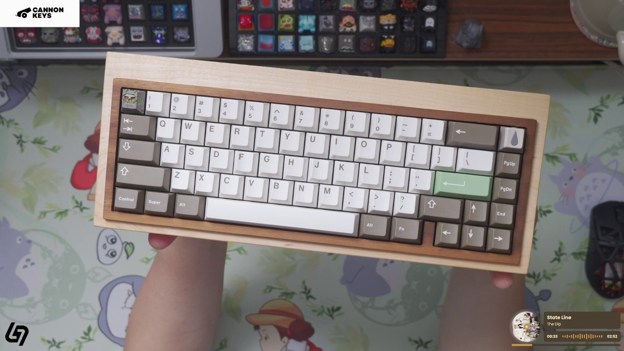 CannonKeys x Fnctl.co Wood Bakeneko65 Build Stream - YouTube