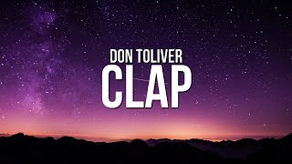 Don Toliver - Clap (Lyrics)