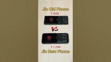 Old Jio Phone😈 vs New Jio Phone💀 Rs 699 Mobile vs RS 1299 Mobile -FREEFIRE TEST #freefire #jiophone