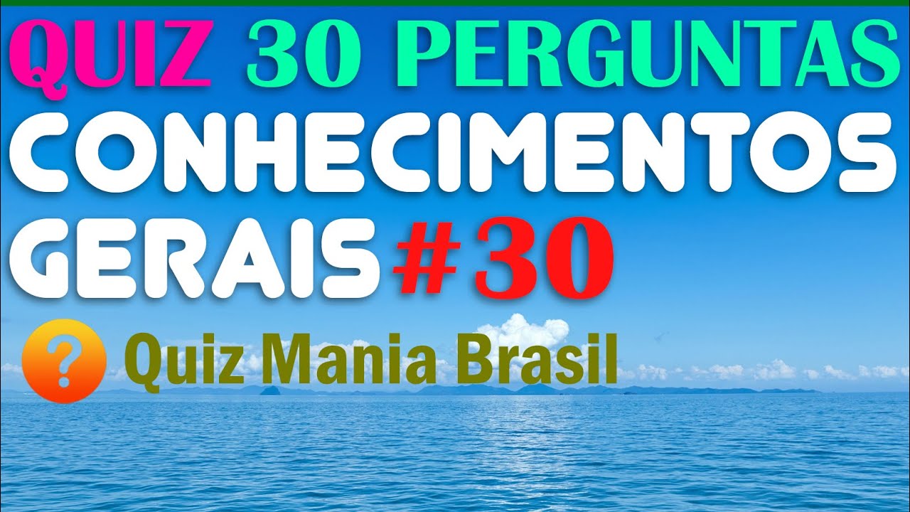 🟢Quiz Mania Brasil #80 - Perguntas e Respostas de Conhecimentos Gerais