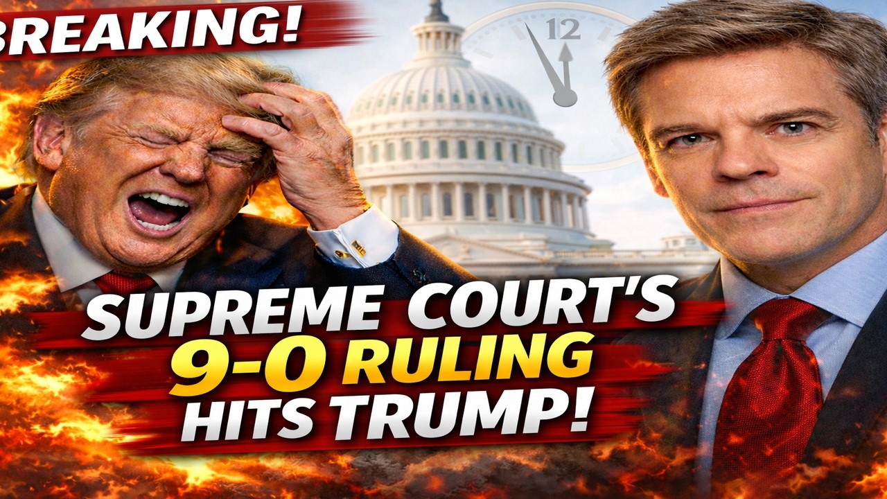 BREAKING 🚨 Supreme Court’s 9–0 Ruling Hits Trump
