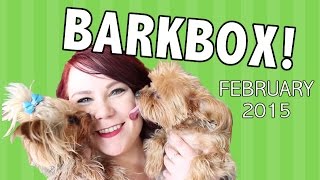 BarkBox Unboxing Feb 2015