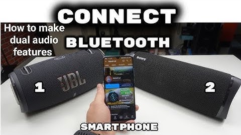 How To Connect 2 Bluetooth Speakers With 1 Mobile Phone // dual audio feature