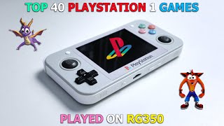 TOP 40 PlayStation 1 Games Played on Anbernic RG350 Handheld Game Console screenshot 2